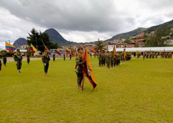 Ceremonia militar por aniversario del arma de Infantería