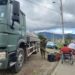 Entregan agua a sectores afectados por deslizamientos