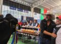 Lotes de ganado listos para remate en la Expo Feria